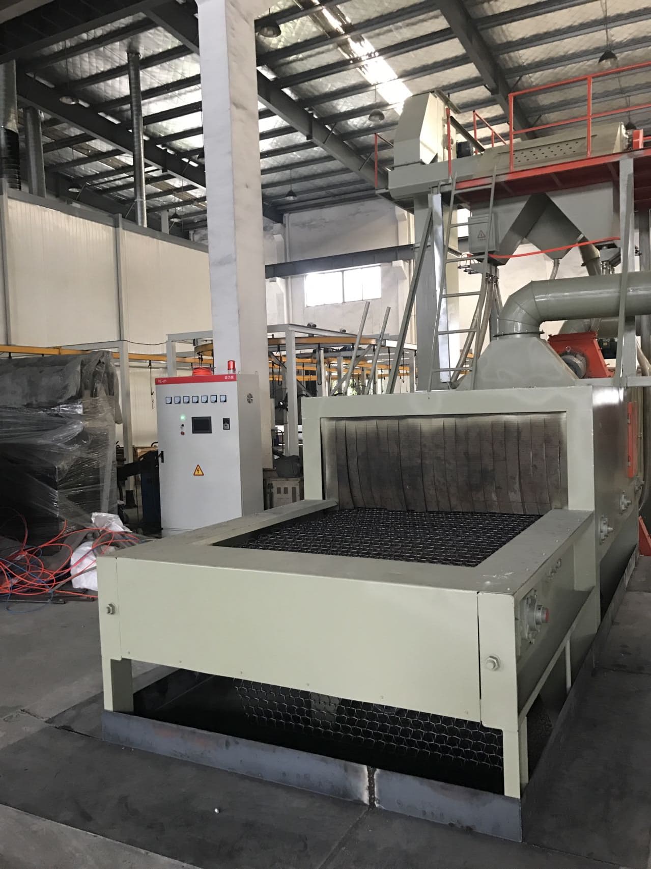 散热器网带抛丸机---具体电联咨询为准