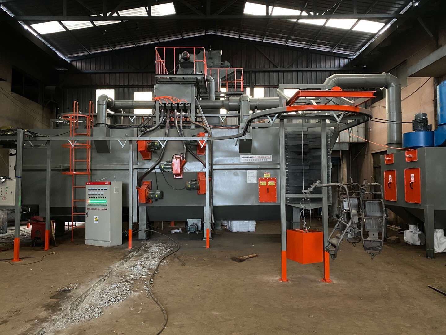 健身器材悬链式抛丸机 ---具体电联咨询为准