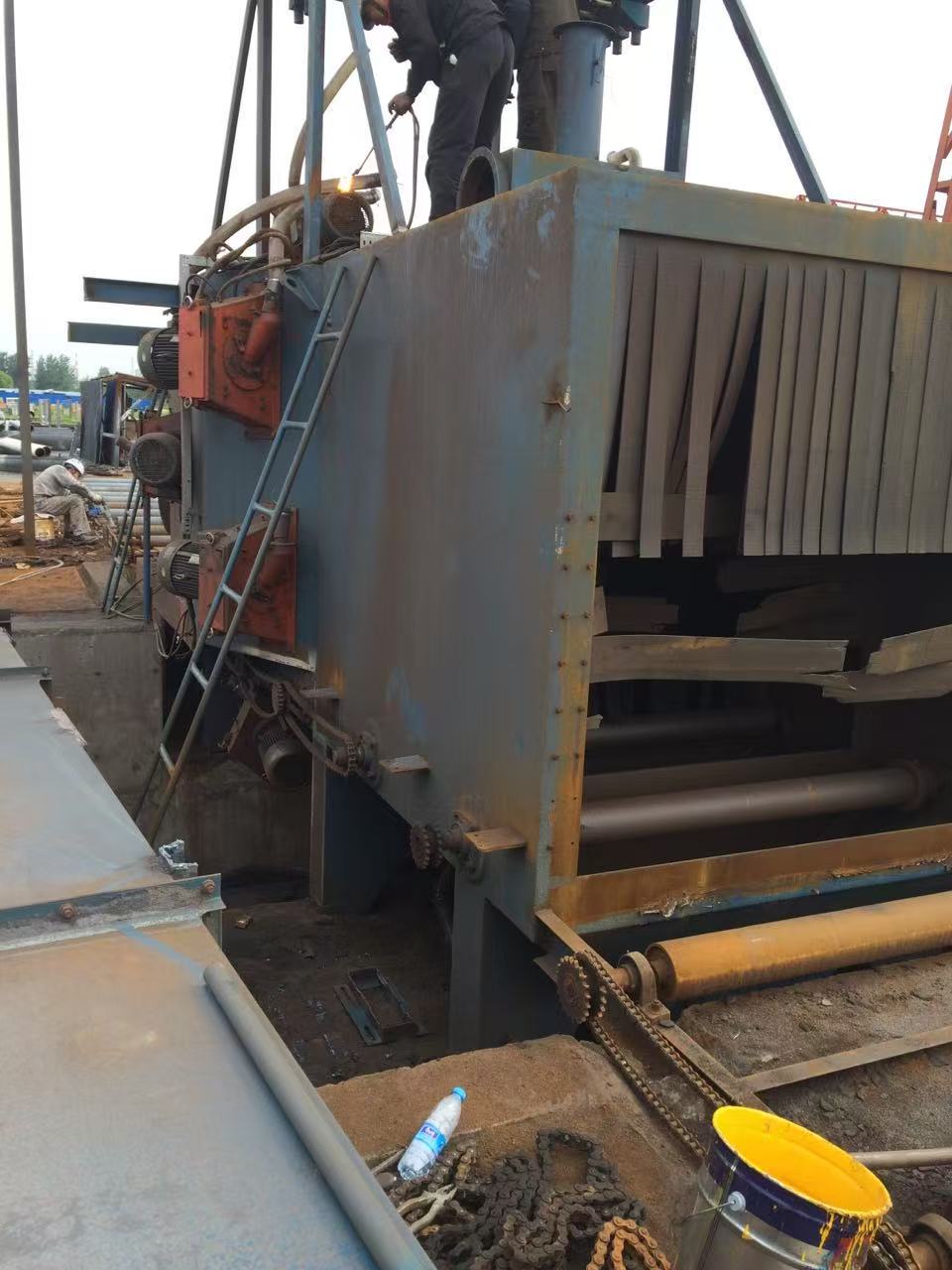 石化防腐通过式抛丸机移机